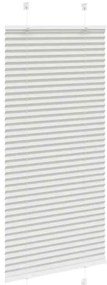 Cinzento Luz Plissada Cega 55x150 cm Largura Tecido 54,4 cm