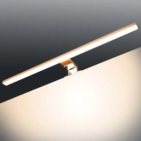 vidaXL Candeeiro para espelho 8 W branco quente