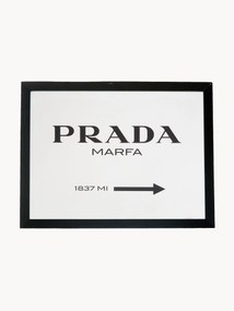 Impressão digital emoldurada Prada Marfa