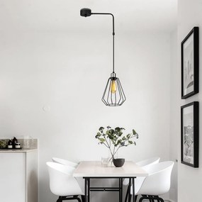****  
Candeeiro de Teto Kese – Preto – Diâmetro 40 cm, Altura 100 cm