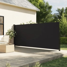 vidaXL Toldo lateral retrátil 180x300 cm preto