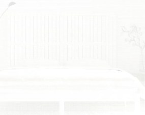 Cabeceira de parede 185x3x110 cm madeira de pinho maciça branco