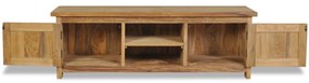 Móvel de TV 120x30x40 cm teca maciça