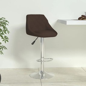 vidaXL Banco de bar couro artificial castanho