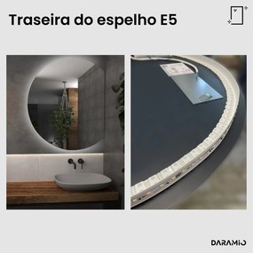 Espelho redondo com luz E5