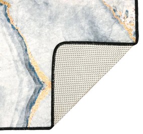 Tapete lavável antiderrapante 80x300 cm multicor
