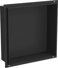 Mexen X-Wall-NR prateleira embutida sem flange 30 x 30 cm, preta - 1971303010