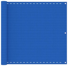 Tela de varanda 90x600 cm PEAD azul