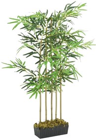 Árvore de bambu artificial 730 folhas 120 cm verde