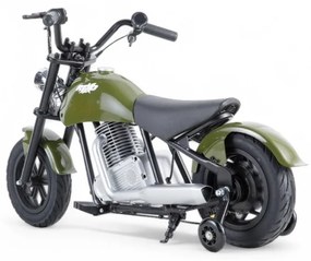 Mini Harley elétrica para crianças 200W REXO 36V Verde Militar