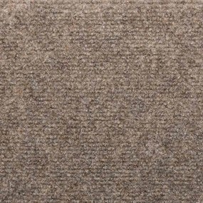 Tapetes de escada autoadesivos 10 pcs 65x21x4 cm agulhado creme