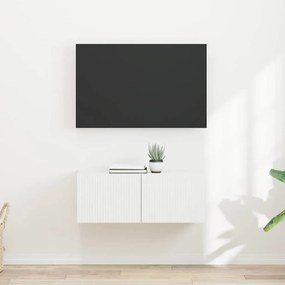 vidaXL Armário de TV de Parede 2 pcs Branco 60 x 31 x 29.5 cm