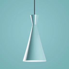 Candeeiro de Teto Tom – Turquesa – Ø19 h:37 cm