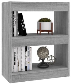 Estante/divisória 60x30x72 cm cor sonoma cinza