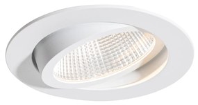 Foco embutido branco 9,5 cm com LED 1300lm regulável IP23 - Gaius