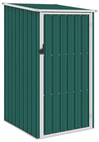 46289 vidaXL Abrigo de jardim 87x98x159 cm aço galvanizado verde