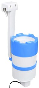 vidaXL Combinação skimmer e bomba suspensa c/ adaptador 16 cm plástico