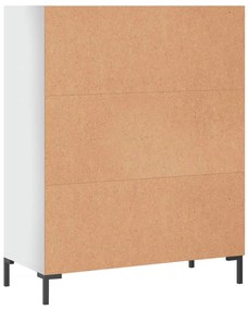 Estante 69,5x32,5x90 cm derivados de madeira branco brilhante