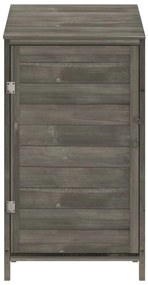 Abrigo de jardim 55x52x112 cm madeira de abeto maciça antracite