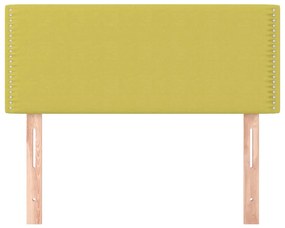 Cabeceira de cama tecido 80x5x78/88 cm verde