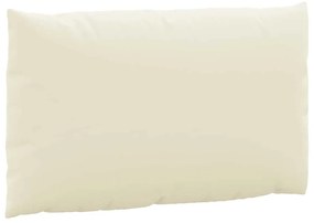 Almofadões p/ paletes 3 pcs tecido oxford branco nata