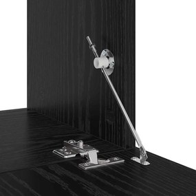 Conjunto de móvel de TV com prateleira com armazenamento com porta 5 p