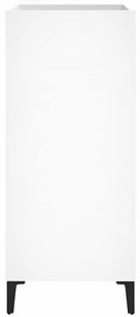 Armário para discos 84,5x38x89 cm derivados de madeira branco