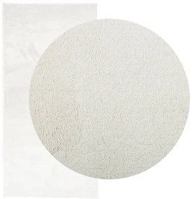 Tapete de pelo curto OVIEDO 100x200 cm creme