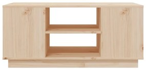 Mesa de centro 90x49x40,5 cm madeira de pinho maciça