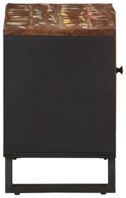 Móvel de TV 80x33x46 cm madeira recuperada/derivados madeira