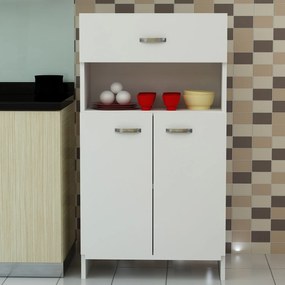 Armário Multiusos Anı – Branco – 60x101,8x31,8 cm