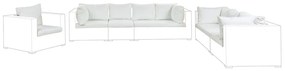 Conjunto capas de almofadas creme MAESTRO II Beliani