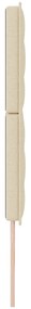 Cabeceira Design Lines Creme 200 cm Tecido