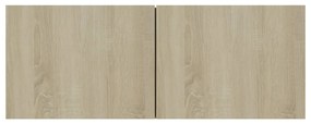 Móveis TV 4 pcs 80x30x30cm derivados de madeira carvalho sonoma