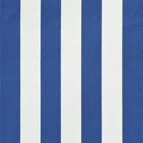 Toldo retrátil 100x150 cm azul e branco