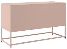 Móvel de TV 100,5x39x60,5 cm aço rosa