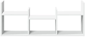 Armário de parede 100x18x40 cm derivados de madeira branco