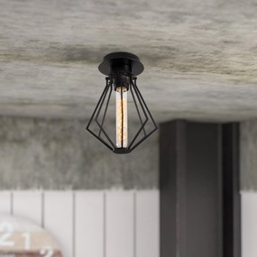 Chandelier Oylat – Preto – 18 cm Diâmetro, 25 cm Altura