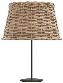 Abajur Ø38x23 cm vime castanho