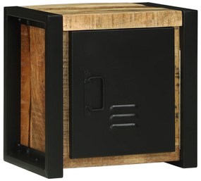 vidaXL Armário de Parede para Casa de Banho 40x30x40 cm Madeira Sólida de Mangueira Rústica