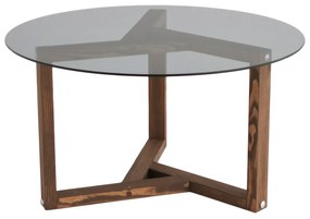 Mesa de Café Miro – Fumê – 75x40x75cm