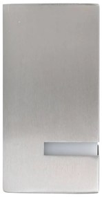 Candeeiros de parede exterior 2 pcs 35 W retangular prateado