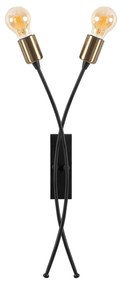 Candeeiro de Parede Banana – Preto – 22 x 9 cm