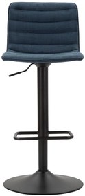 CONJUNTO DE 2 BANCOS DE BAR 43X49,5X85,5-107 (ASSENTO CM 61-82,5 CM) AZUL