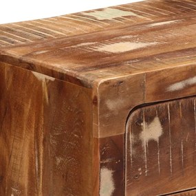 Mesas de cabeceira 2 pcs 40x32x46 cm madeira recuperada maciça