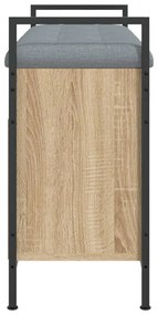 Banco sapateira 85,5x32x57,5cm derivado madeira carvalho sonoma