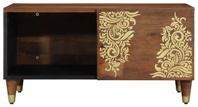 Mesa de Centro 80x50x40 cm Madeira Sólida de Mangueira