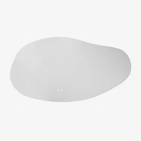 Espelho De Parede Para Casa De Banho Com Luz Led E Antivapor 140x75 Cm Jynox Transparente - Sklum