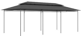 vidaXL Gazebo 600x298x270 cm antracite