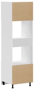 Armários forno 2 pcs Kalmar derivados de madeira branco